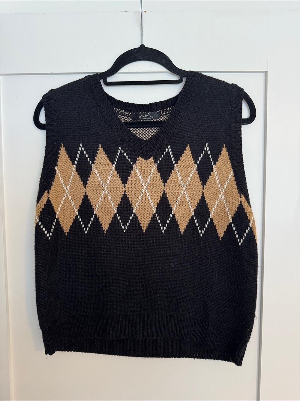 Meridian V-Neck Argyle Sweater Vest